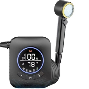 Pompe de douche portable, douche extérieure pour le camping, la randonnée, les voyages, le lavage - Product Image 1