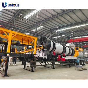 Continue asfalttrommelmenginstallatie 80t/u PLC-gestuurd, motor aangedreven, volledig hydraulisch systeem voor hoogwaardige wegverharding, te koop - Product Image 3