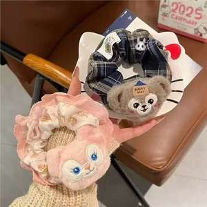 Diadema de Felpa <span class=keywords><strong>con</strong></span> Diseño de Pingüino y Peces, Coletero de Goma para el <span class=keywords><strong>Cabello</strong></span> <span class=keywords><strong>con</strong></span> Diseño de Intestino Grande, Moño, Cola de Caballo - Product Image 3