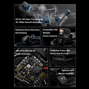 CineLog35 V3 O4 <span class=keywords><strong>Pro</strong></span> Cinewhoop FPV ควอดคอปเตอร์ 3.5 นิ้ว UAS พร้อมตัวป้องกันสำหรับการถ่ายภาพทางอากาศแบบภาพยนตร์ 4K - Product Image 2