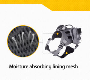 2025 chaud personnalisé tactique Oxford tissu chien extérieur formation gilet anti-déflagrant chien poitrine sangle Service chien harnais gilet - Product Image 5