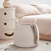 Panier à linge pour la chambre d'enfant, panier pour couvertures, oreillers, jouets, panier à jouets pour bébé, rangement pour la chambre d'enfant, décoration de chambre bohème, cadeau idéal