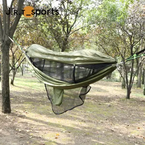 Cheap Portable Air Survival Jungle Nylon Rope Camping Hammock Swings With Net