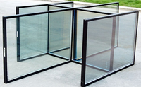 Accessoires de porte et de fenêtre en aluminium avec joint d'étanchéité en verre insonorisé de conception moderne pour les hôtels avec garantie de 5 ans