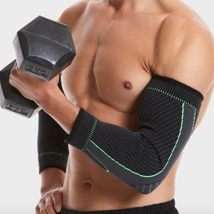 Mezcla elástica transpirable Codo grueso Brace Mangas de compresión de brazo largo para tendinitis - Product Image 4