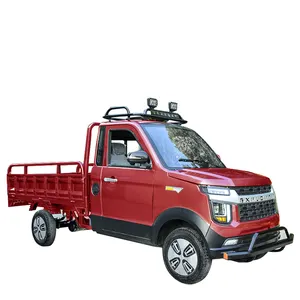 New Car Light Truck Pickup Truck 4*2 Mini 2 Seat Electric Pickup Truck Cargo For Goods Camera Metal Leather Single Customized