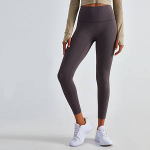 Leggings Sportivi da Donna a Vita Alta Neri, Design Senza Effetto Cammello, Tessuto Morbidissimo, Abbigliamento Fitness - Product Image 5