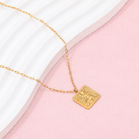 Joolim Jewelry-collar con colgante de Ángel chapado en oro de 18K, joyería de acero inoxidable al por mayor