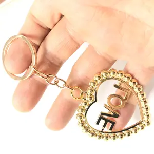 Fabrik angepasste Liebe Valentinstag Qixi Geschenk Schlüssel bund Anhänger Metall Handwerk Designer Schlüssel anhänger