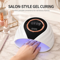 Lampe à ongles UV/LED sans fil Sunkin 66 pièces 268W haute puissance, design professionnel portable, séchage rapide, logo personnalisé pour salon et domicile