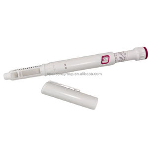 Vente en gros de cartouches jetables en plastique de 3 ml, 60 UI, avec capuchon rouge et corps blanc, marque ApexCare - Product Image 4
