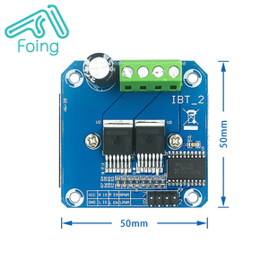 Module de commande de moteur pour voiture, semi-conducteur, système de réfrigération, moteur intelligent, puissance élevée, 24 v, 43A, <span class=keywords><strong>BTS7960</strong></span> - Product Image 4