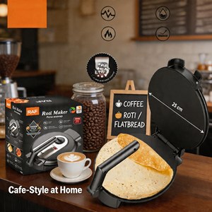 Machine à crêpes, dosas et rotis multifonctionnelle électrique YC-60, antiadhésive, avec contrôle automatique de la température, pour la maison et les cafés - Product Image 5