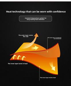<span class=keywords><strong>Sous</strong></span>-vêtement épaissi chauffant électriquement résistant au froid pour hommes et femmes pour les sports de <span class=keywords><strong>ski</strong></span> - Product Image 6