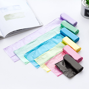 Flat Mouth Disposable Plastic Trash Bags Xl Thickened Black Household Kitchen Bathroom Use 80 Pcs Carton - Product Image 2