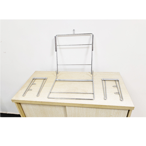 Siêu thị trung tâm mua sắm túi hiển thị giá có thể tháo rời Thương hiệu Mới mạ điện mạ crôm sắt giá treo truy cập cho hiển thị - Product Image 4