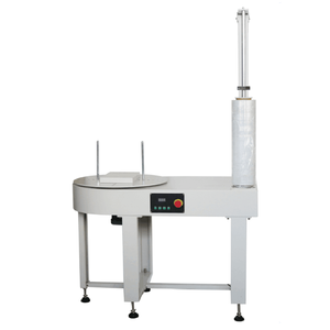 Dbc800 bán tự động bàn xoay <span class=keywords><strong>wrapper</strong></span> cho hậu cần cho hàng hóa hóa chất may mặc carton vành đai Túi Thùng PLC mới sử dụng tùy chọn - Product Image 2