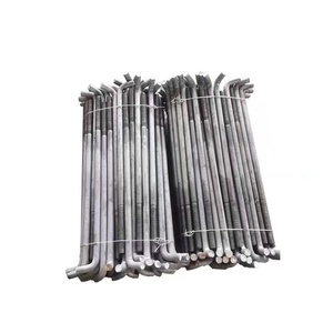 สลักเกลียวยึดฐานเหล็กคาร์บอนเคลือบ F1554 ASTM Gr.55 HDG เพื่อการรองรับที่แข็งแกร่งและความทนทานความยาว M24-M64 - Product Image 6