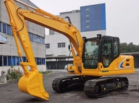 14 Ton CDM6150 Excavator Crawler Alat Berat Beroda Rantai untuk Pekerjaan Pondasi, Konstruksi Jalan, dan Penanganan Material