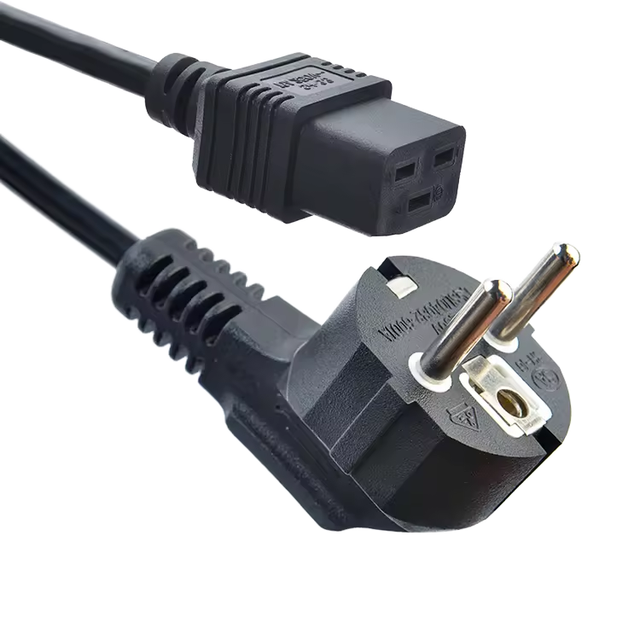 EU Standard Pure Copper 10A 16A 220V Cloverleaf Mains Lead Cable IEC Three Core Plug Wire AC Power Cord for Home Appliance