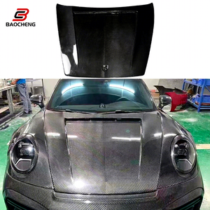 Cofano in Fibra di Carbonio per <span class=keywords><strong>Porsche</strong></span> <span class=keywords><strong>911</strong></span> 992 2020+, Copertura Paraurti Anteriore, Parti Motore, Kit Carrozzeria - Product Image 1