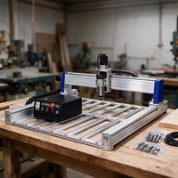 Routeur CNC LY Série SYC 6060 9090, Graveur sur Bois, Machine de Gravure, Perçage, Fraisage, Outil de Sculpture sur Bois USB, Dispositif de Tournage