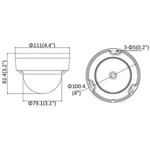 กล้องวงจรปิด hik เดิม6MP H.265 IR + กล้องวงจรปิดเครือข่าย IP แบบโดมคงที่กล้องรักษาความปลอดภัย2CD2163G0-I - Product Image 5
