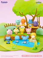 Koleksi Pokemon Premium Asli Cina YQ, Figur Aksi Monster Anime Jepang yang Segel, Lucu, dan Selalu Berubah