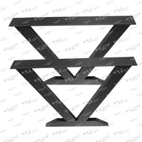 Pieds de table de salle à manger en métal noir WINSTAR, qualité durable, plus robustes, pour salle de réunion
