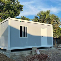 Maison conteneur préfabriquée modulaire de 20 pieds, portable et démontable, pour studio de jardin