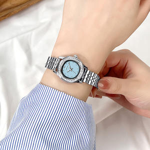 Reloj de Pulsera de Acero con Diamantes de Cuarzo para Mujer, Elegante, de Alta Calidad, Lujoso e Impermeable - Product Image 4