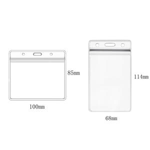 ที่ใส่บัตรพีวีซีแบบยืดหดได้พร้อมคลิปหนีบสำหรับขายส่ง - Product Image 3