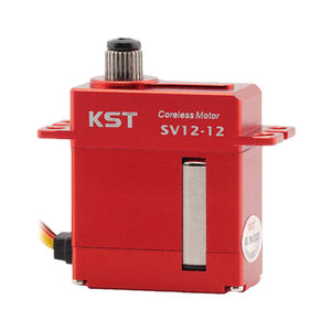 Ventas Calientes KST SV12-12 DC12V Super Alto Voltaje 9.0Kgf.cm 0.10seg/60. Aleación de Aluminio sin Núcleo de 1520Hz para Helicópteros RC y Robótica - Product Image 5