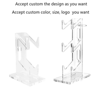 Support de manette portable transparent en acrylique pour consoles de jeux PS5 PS4 Xbox, pliable pour un design optimisé