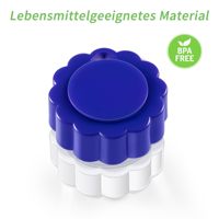 Broyeur de pilules rond en plastique personnalisé en usine broyeur de pilules de médecine et coupe-pilules pour les soins personnels