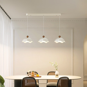 Cream Colored Living Room Chandelier Multi Head Led <b>Light</b> French Retro Style Round Pendant <b>Light</b> For Home <b>Ceiling</b> Lamp - Product Image 3