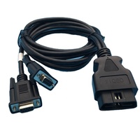 Cable OEM OBD OBD2 macho aislado de goma a DB9 macho o hembra para aplicaciones de máquinas electrónicas de automóviles
