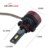 Ampoules de phares LED PS24W en gros d'usine, 6500K 6700LM, super lumineuses, pour mise à niveau de véhicules