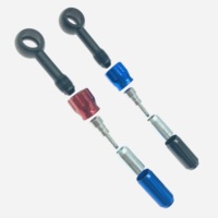 Kit d'adaptateurs banjo en aluminium anodisé pour raccords de tuyaux hydrauliques, pour réparations en atelier de lignes de frein Enduro et Motocross
