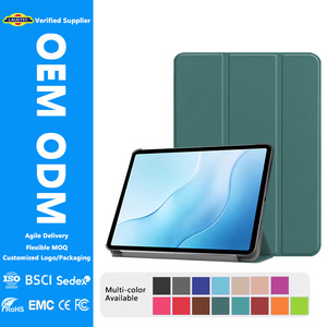 Funda de Cuero PU Triple Plegable para Tablet iPad Pro 12.9 13 Pulgadas, Multicolor, Delgada, ODM OEM/Marca Privada, Venta al Por Mayor - Product Image 1