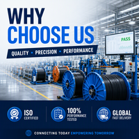 Cable Troncal de Fibra Óptica Multimodo OM4 de 2 Hilos para Interiores HEADWAY, LSZH, Retardante de Llama, GB 31247 B1(d0t0a1)