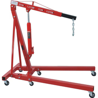 Grue d'atelier mobile hydraulique manuelle pliable 2T 3T au choix