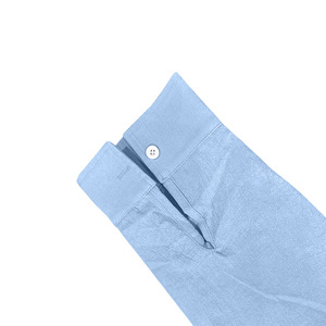 Chemise en lin à manches longues pour homme, col montant, couleur unie, style chinois décontracté, nouvelle collection, chemise boutonnée à manches complètes - Product Image 3