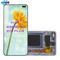 Écran tactile IPS LCD testé 100% fonctionnel avec châssis pour S10 Plus G975/G975F/DS-1, garantie 1 an, compatible Wk20240719