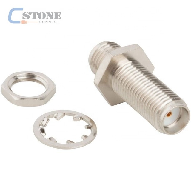 901-9986-RFX to SMA Jack Adapter 50 Ohm Straight Bulkhead