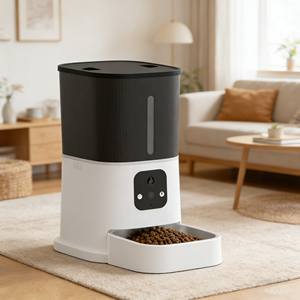 Comedero Automático para Mascotas, Dispensador Inteligente de Comida para Mascotas, Resistente al Agua, para Gatos y Perros, Platos y Comederos para Mascotas - Product Image 1