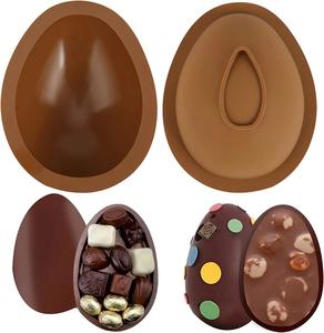 Moule à œufs de pâques 3D, de qualité alimentaire, unique, de 6 pouces, multi-formes, en Silicone, moules à Mousse - Product Image 5