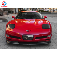 Couvre-phares avant en fibre de carbone ABS pour Chevy Corvette C5 1997-2004