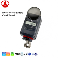 Meter Air Ultrasonik M-Bus Bidirectional Data Freeze Storage IP68 Kelas 2 R1000 Kuningan untuk Kompleks Apartemen