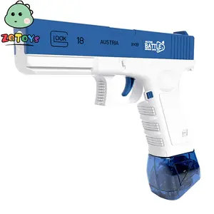 Zhiqu Toys Glock 물총 어린이 전기 장난감 대용량 고압 연속 헤어 스프레이 여름 싸움